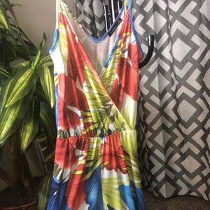 Tropical comfortable jumpsuit
